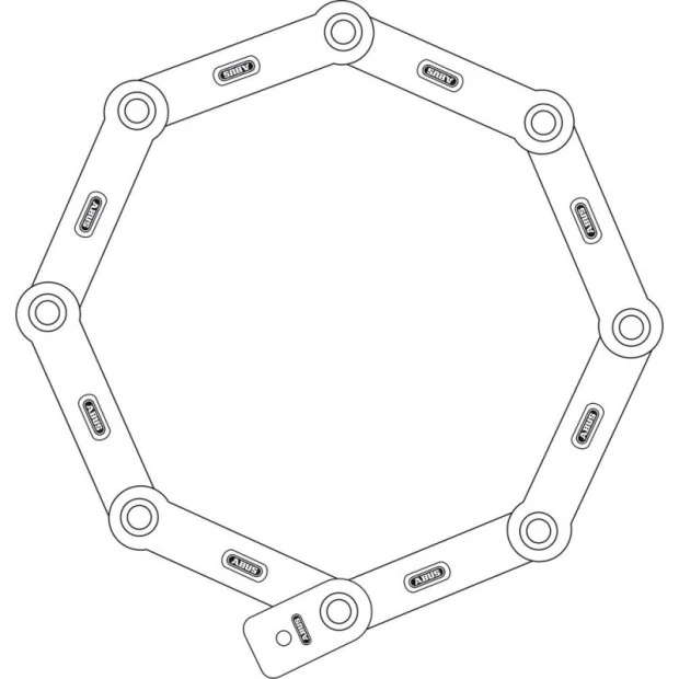 Antivol Pliable Abus Big Bordo 6000/120 SH Noir - 120 Cm 6 Antivol Pliable Abus Big Bordo 6000/120 SH Noir - 120 Cm – Image 4