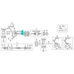 Bague 7 Billes 1/4 Shimano Y32190220 Pour Moyeu SG-3C40