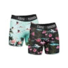 Boxer Loose Riders Bleu Flamants Roses + Noir Flamants Roses -Vélo Offre Speciale boxer loose riders bleu flamants roses noir flamants roses
