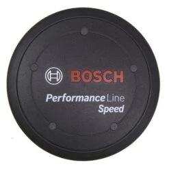 Cache Pour Moteur Bosch Performance Line Speed Noir Avec Bague Intermédiaire