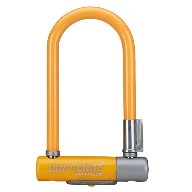 Cadenas U Kryptonite KryptoLok Mini-7 - Orange Clair 3 Cadenas U Kryptonite KryptoLok Mini-7 - Orange Clair