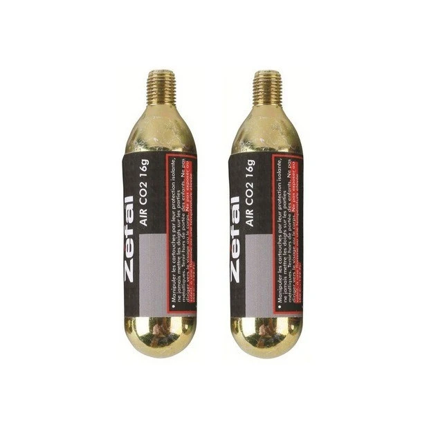 Cartouche CO2 Zefal Filetée (16 G) X2 3 Cartouche CO2 Zefal Filetée (16 G) X2