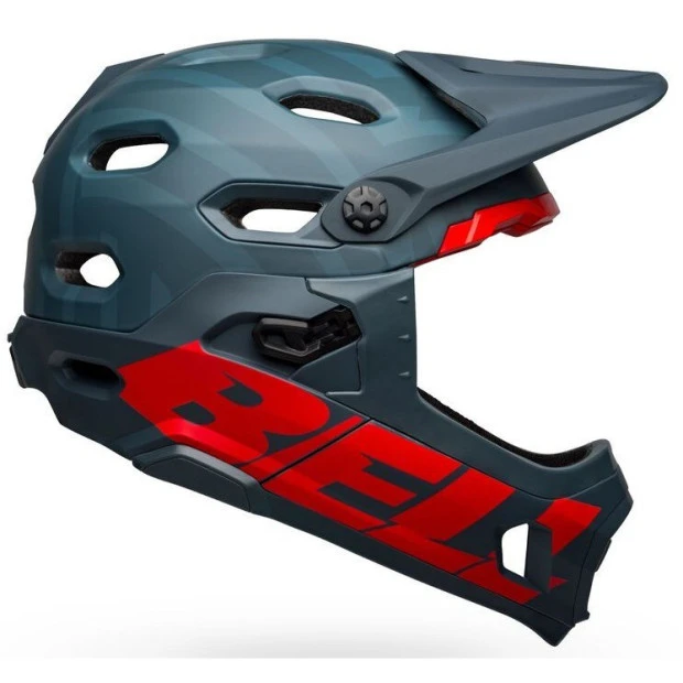 Casque Bell Super DH MIPS Bleu/Rouge 4 Casque Bell Super DH MIPS Bleu/Rouge – Image 2