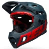 Casque Bell Super DH MIPS Bleu/Rouge -Vélo Offre Speciale casque bell super dh mips bleu cramoisi