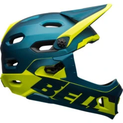 Casque Bell Super DH MIPS Bleu/Jaune Fluo 9 Casque Bell Super DH MIPS Bleu/Jaune Fluo -Vélo Offre Speciale casque bell super dh mips bleu jaune fluo 2