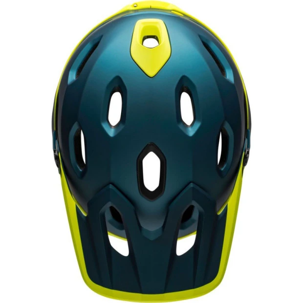 Casque Bell Super DH MIPS Bleu/Jaune Fluo 7 Casque Bell Super DH MIPS Bleu/Jaune Fluo – Image 5