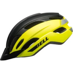 Casque Bell Trace Noir Mat/Jaune Fluo -Vélo Offre Speciale casque bell trace noir mat jaune fluo 2