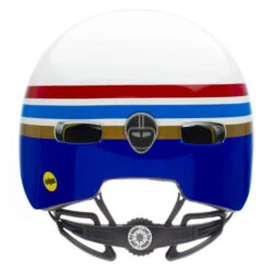 Casque Ville Nutcase Street Blanc/Bleu/Rouge/Or -Vélo Offre Speciale casque ville nutcase street blanc bleu rouge or 2