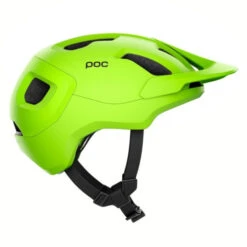 Casque VTT POC Axion SPIN - Jaune Fluo-Vert Mat -Vélo Offre Speciale casque vtt poc axion spin jaune fluo vert mat 3