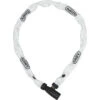 Chaîne Antivol Abus 1500/60 Web Blanc - 60 Cm -Vélo Offre Speciale chaine antivol abus 1500 60 web blanc 60 cm