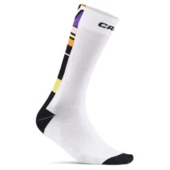 Chaussettes VTT Eté Hautes Craft Adv Bike Offroad Blanc/Multicolore