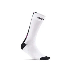 Chaussettes VTT Eté Hautes Craft Adv Bike Offroad Blanc/Noir