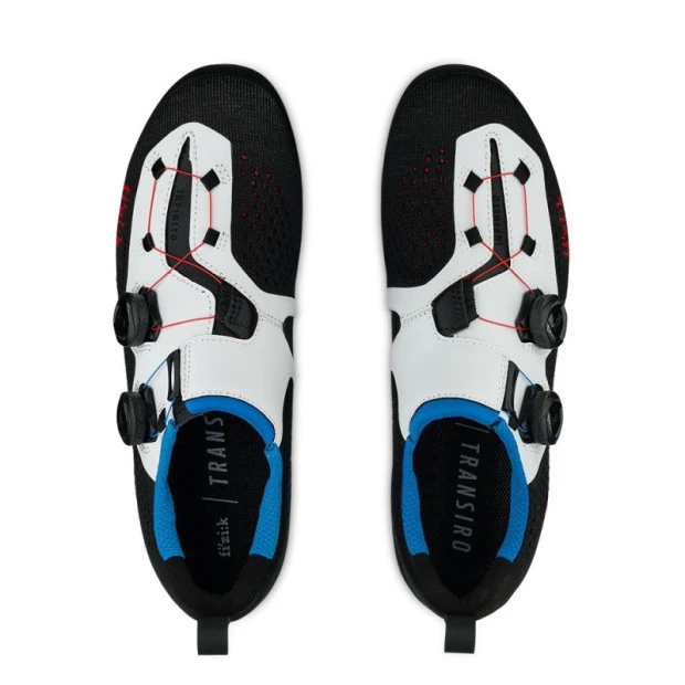Chaussures De Triathlon Fizik Transiro R1 Knit - Noir / Blanc 4 Chaussures De Triathlon Fizik Transiro R1 Knit - Noir / Blanc – Image 2