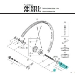 Cône De Moyeu Shimano Y4FL98020 - [x1]