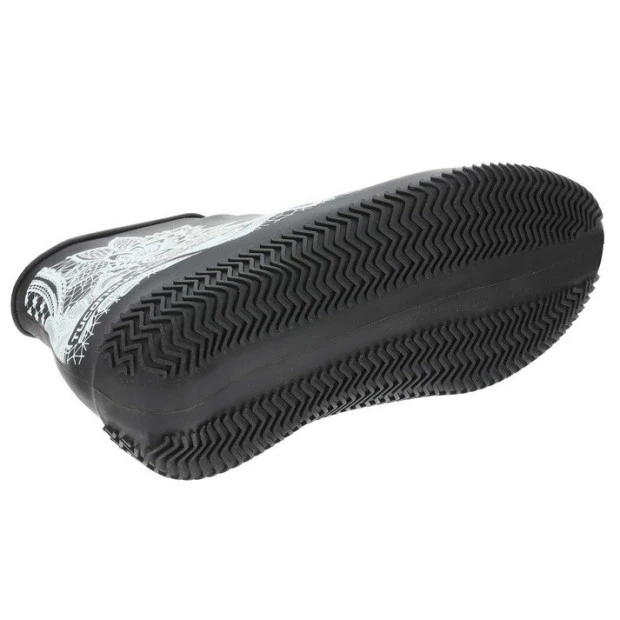 Couvre-Chaussures Tucano Urbano Footerine Noir/Fleur 4 Couvre-Chaussures Tucano Urbano Footerine Noir/Fleur – Image 2