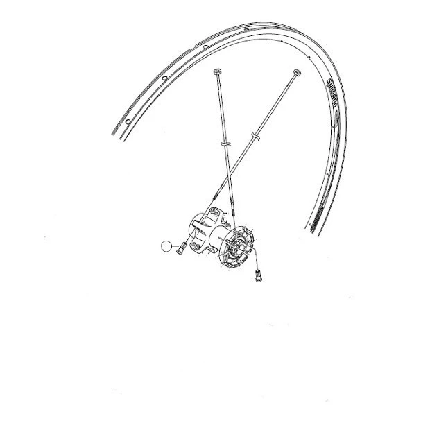 Ecrou Shimano WH-R550 Arrière (x1) 3 Ecrou Shimano WH-R550 Arrière (x1)