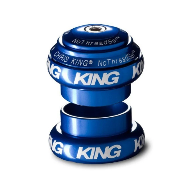 Chris-king Jeu Direction 1' 1/8 Semi-intégré Chris King NoThreadset EC34 - Bleu 3 Chris-king Jeu Direction 1' 1/8 Semi-intégré Chris King NoThreadset EC34 - Bleu