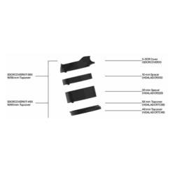 Deda-elementi Kit D'Entretoises De Jeu De Direction Deda Elementi S-DCR 56mm -Vélo Offre Speciale kit d entretoises de jeu de direction deda elementi s dcr 56mm 1