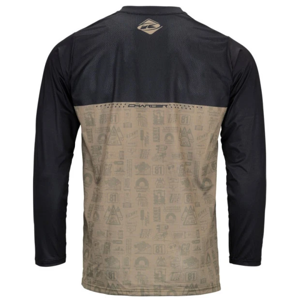 Maillot Enduro Manches Longues Kenny Charger Kaki 4 Maillot Enduro Manches Longues Kenny Charger Kaki – Image 2