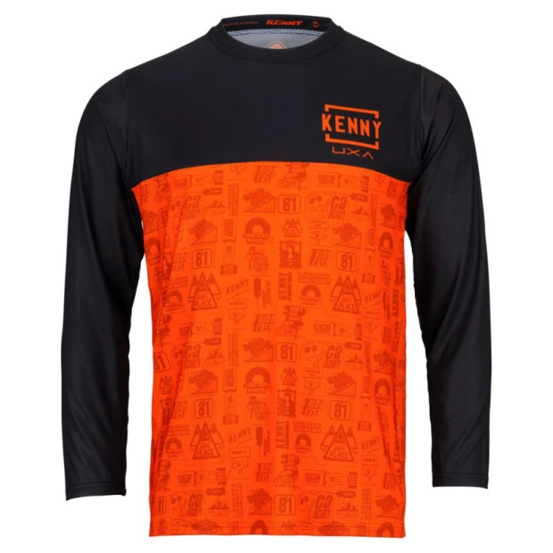 Maillot Enduro Manches Longues Kenny Charger Orange 3 Maillot Enduro Manches Longues Kenny Charger Orange