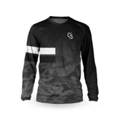 Maillot VTT Manches Longues Loose Riders C/S Heritage Dipped Monochrome