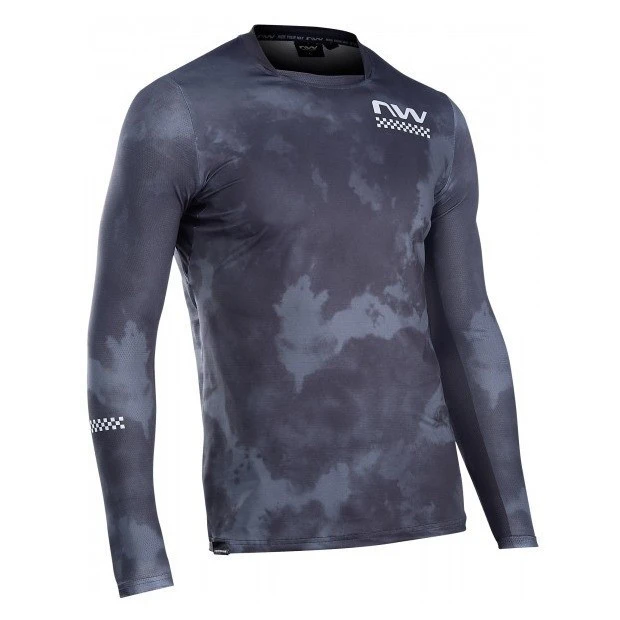 Maillot VTT Manches Longues Northwave Bomb Gris 3 Maillot VTT Manches Longues Northwave Bomb Gris