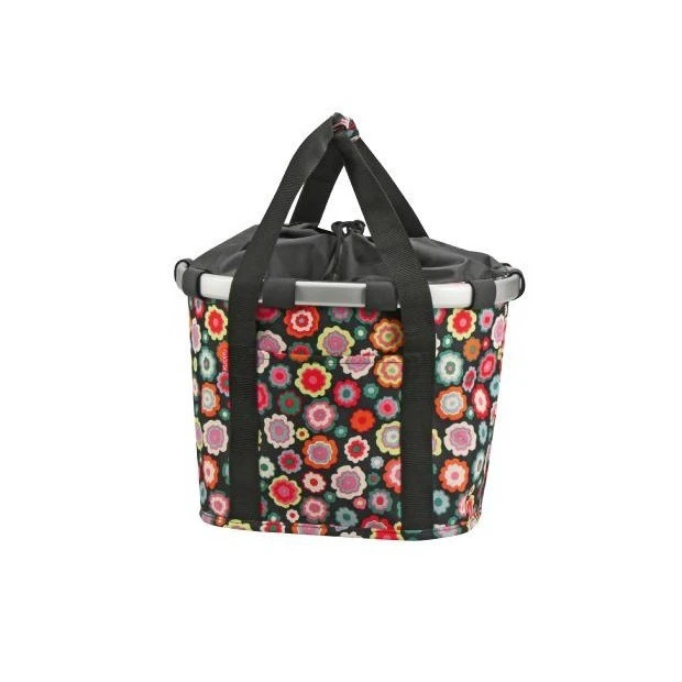 Panier De Vélo Klickfix Bikebasket Reisenthel - K0303 Fleurs 3 Panier De Vélo Klickfix Bikebasket Reisenthel - K0303 Fleurs