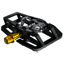 Pédales Automatiques Tatze Two Face Axe Titane -Vélo Offre Speciale pedales automatiques tatze two face axe titane 2