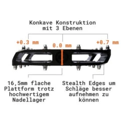 Pédales Plates Tatze MC-Air Axe Titane -Vélo Offre Speciale pedales plates tatze mc air axe titane 2