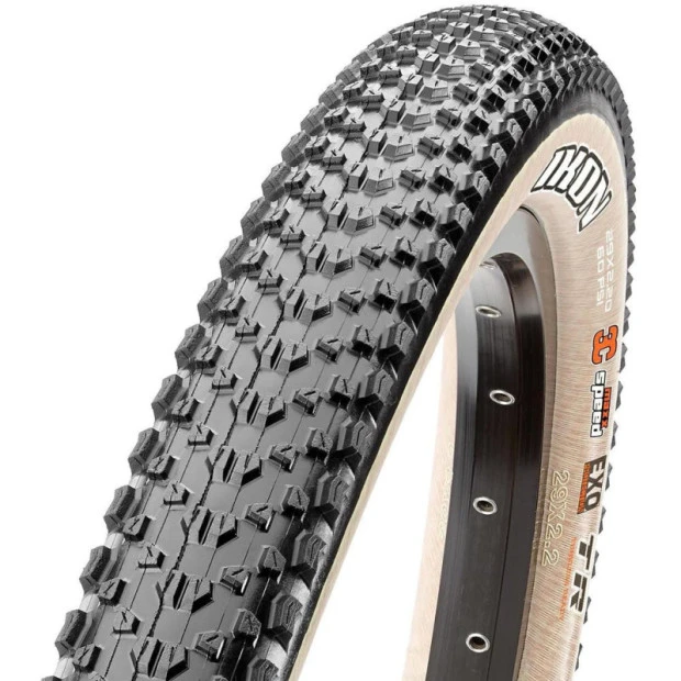 Pneu Maxxis Ikon - 27.5x2.20 - Souple - Exo/Tubeless Ready/Skinwall - Noir-Beige 3 Pneu Maxxis Ikon - 27.5x2.20 - Souple - Exo/Tubeless Ready/Skinwall - Noir-Beige