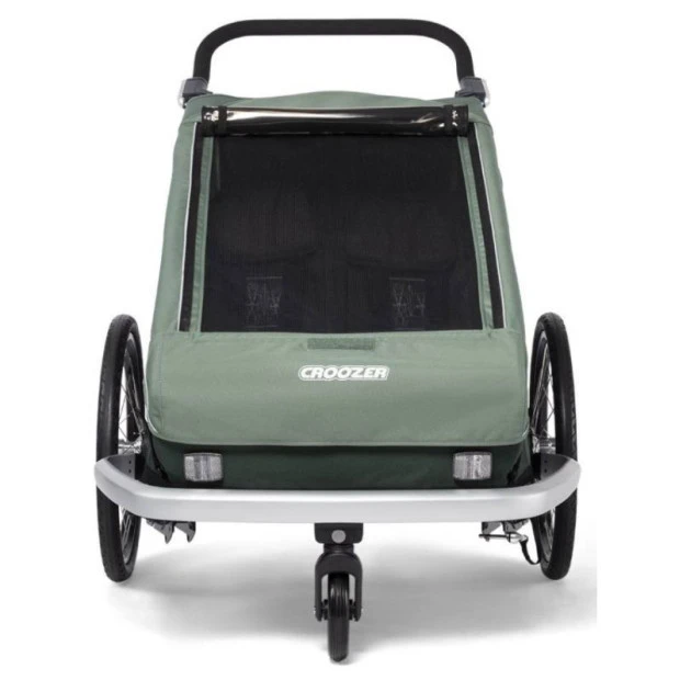 Remorque Enfant Biplace Croozer Vaaya 2 Bleu Graphite 6 Remorque Enfant Biplace Croozer Vaaya 2 Bleu Graphite – Image 4