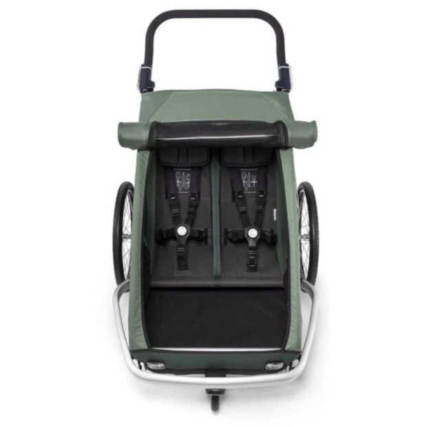 Remorque Enfant Biplace Croozer Vaaya 2 Bleu Graphite 9 Remorque Enfant Biplace Croozer Vaaya 2 Bleu Graphite – Image 7