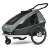 Remorque Enfant Biplace Croozer Vaaya 2 Vert Kaki 2 Remorque Enfant Biplace Croozer Vaaya 2 Vert Kaki -Vélo Offre Speciale remorque enfant biplace croozer vaaya 2 vert kaki