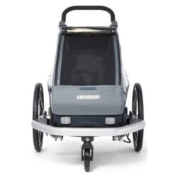 Remorque Enfant Monoplace Croozer Vaaya 1 Bleu Graphite -Vélo Offre Speciale remorque enfant monoplace croozer vaaya 1 bleu graphite 3