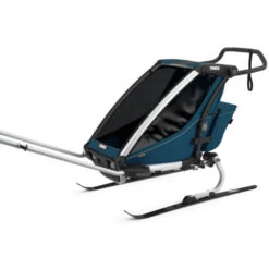 Remorque Enfant Thule Chariot Cross 1 Bleu Majolica -Vélo Offre Speciale remorque enfant thule chariot cross 1 bleu majolica 4