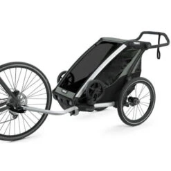 Remorque Enfant Thule Chariot Lite 1 Agave/Noir -Vélo Offre Speciale remorque enfant thule chariot lite 1 agave noir 1