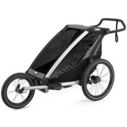 Remorque Enfant Thule Chariot Lite 1 Agave/Noir -Vélo Offre Speciale remorque enfant thule chariot lite 1 agave noir 3