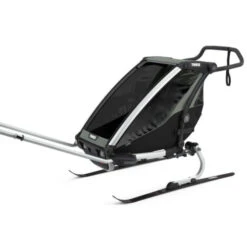 Remorque Enfant Thule Chariot Lite 1 Agave/Noir -Vélo Offre Speciale remorque enfant thule chariot lite 1 agave noir 4