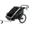Remorque Enfant Thule Chariot Lite 2 Agave/Noir 1 Remorque Enfant Thule Chariot Lite 2 Agave/Noir -Vélo Offre Speciale remorque enfant thule chariot lite 2 agave noir