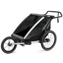 Remorque Enfant Thule Chariot Lite 2 Agave/Noir 10 Remorque Enfant Thule Chariot Lite 2 Agave/Noir -Vélo Offre Speciale remorque enfant thule chariot lite 2 agave noir 3