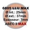 Roulement Enduro Bearings 6805 LLU MAX - 25x37x7 -Vélo Offre Speciale roulement enduro bearings 6805 llu max 25x37x7