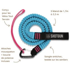 Sangle De Remorquage VTT Shotgun Tow Rope + Sac Banane De Transport 8 Sangle De Remorquage VTT Shotgun Tow Rope + Sac Banane De Transport -Vélo Offre Speciale sangle de remorquage vtt shotgun tow rope sac banane de transport 2