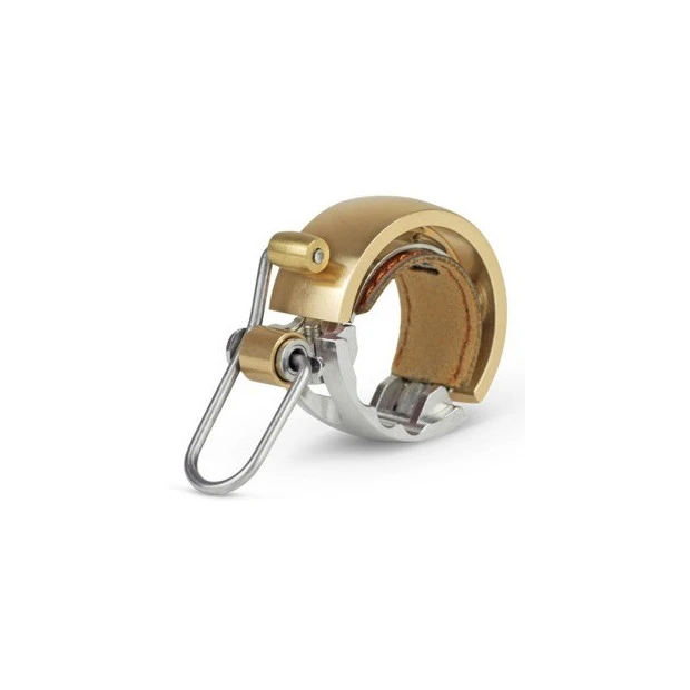 Sonnette Knog Oi Luxe Laiton Brossé 4 Sonnette Knog Oi Luxe Laiton Brossé – Image 2